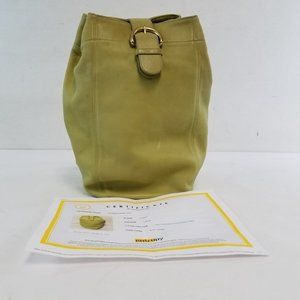 Coach Vintage Yellow Sling back Purse 4160